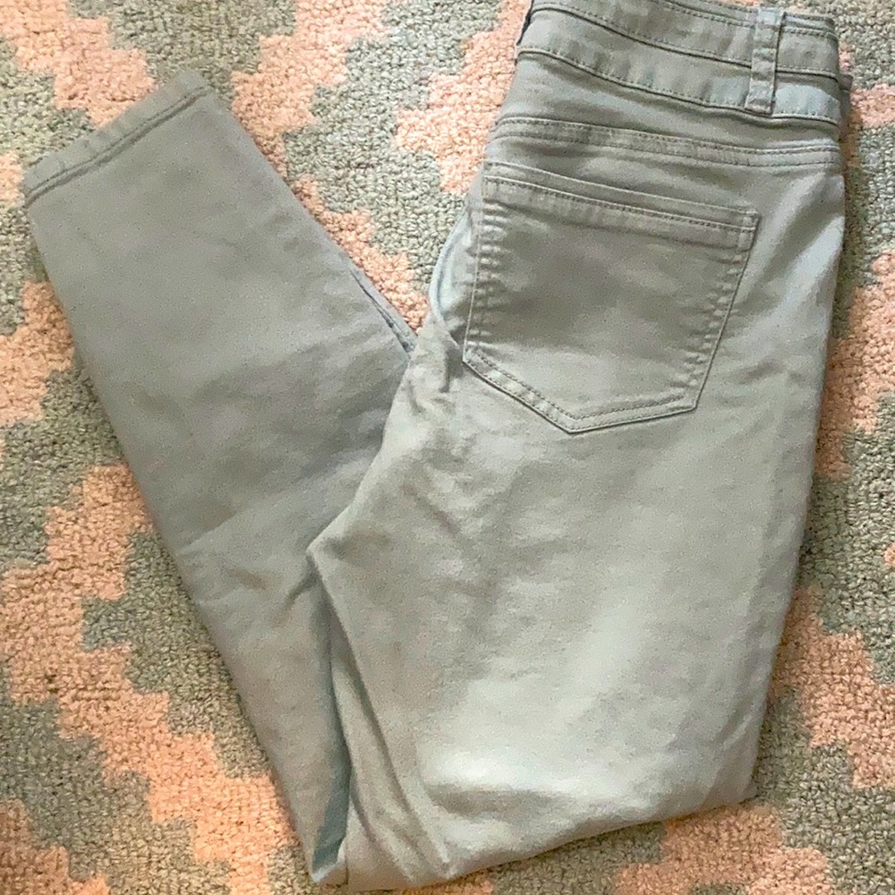 Blue Spice High Waist Crop Jeans
